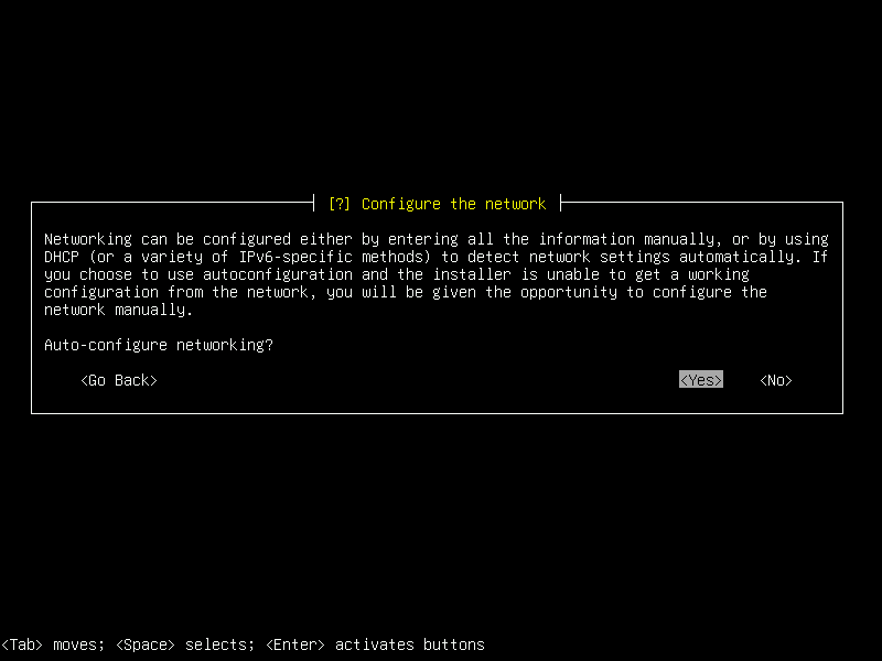 Debian 12 installation terminal screeshot