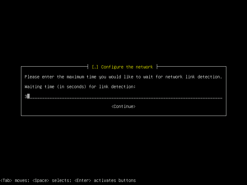 Debian 12 installation terminal screeshot