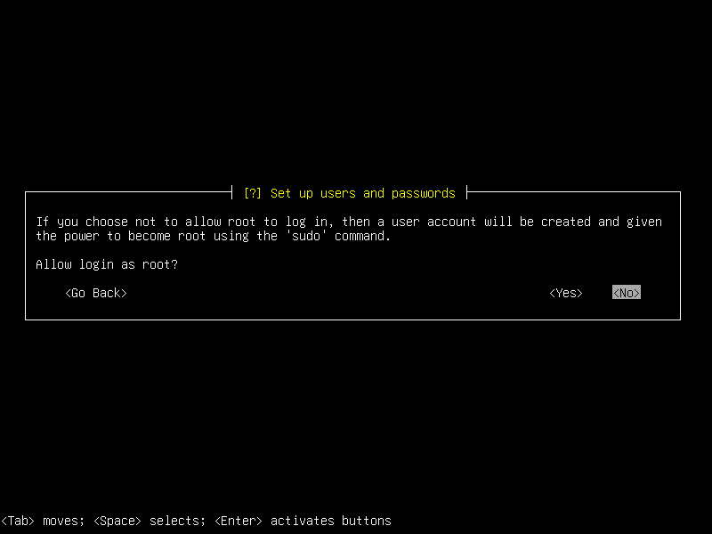 Debian 12 installation terminal screeshot