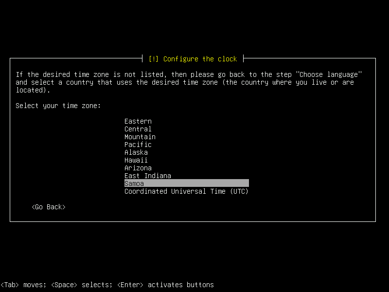 Debian 12 installation terminal screeshot