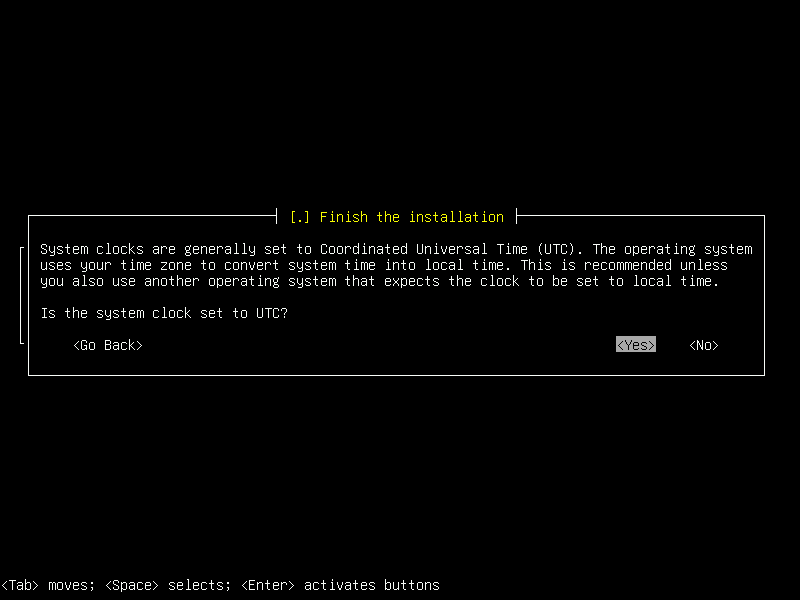 Debian 12 installation terminal screeshot