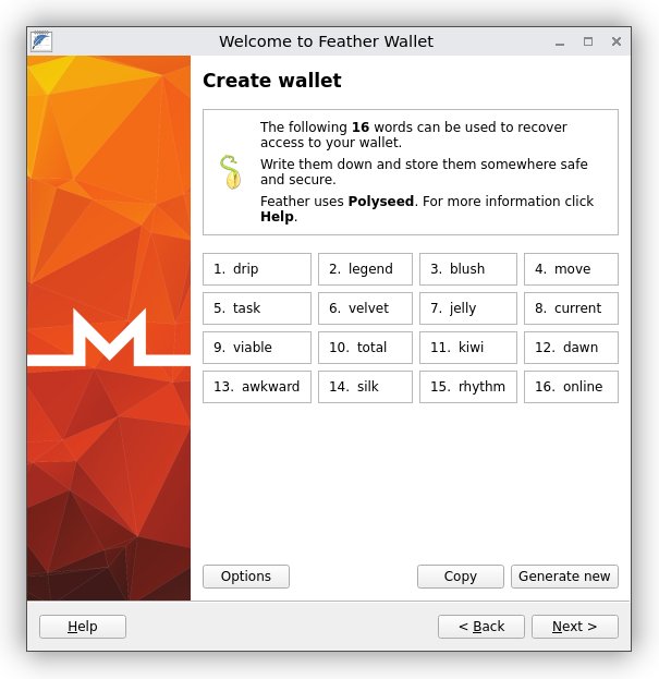 Featherwallet Application Screenshot