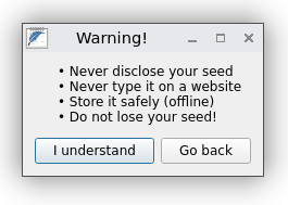 Featherwallet Application Screenshot