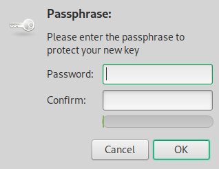 GNU Privacy Assistant screen shot