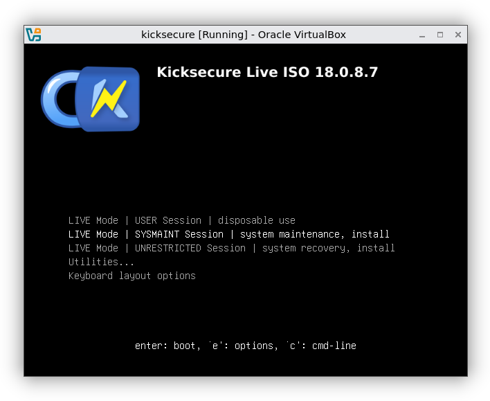 Kicksecure Installation